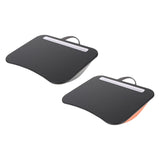 Maxbell Lap Laptop Desk Storage Function Versatile Portable for Home Office Notebook Gray