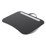 Maxbell Lap Laptop Desk Storage Function Versatile Portable for Home Office Notebook Gray