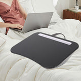 Maxbell Lap Laptop Desk Storage Function Versatile Portable for Home Office Notebook Gray