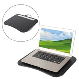 Maxbell Lap Laptop Desk Storage Function Versatile Portable for Home Office Notebook Gray