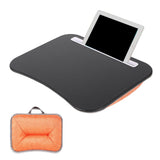 Maxbell Lap Laptop Desk Storage Function Versatile Portable for Home Office Notebook Orange