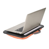 Maxbell Lap Laptop Desk Storage Function Versatile Portable for Home Office Notebook Orange