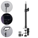 Maxbell Desktop Light Stand with Ball Head for Live Streaming Videoconferencing DSLR Small