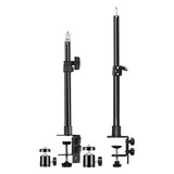 Maxbell Desktop Light Stand with Ball Head for Live Streaming Videoconferencing DSLR Small