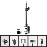 Maxbell Desktop Light Stand with Ball Head for Live Streaming Videoconferencing DSLR Small