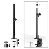 Maxbell Desktop Light Stand with Ball Head for Live Streaming Videoconferencing DSLR Large