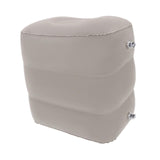 Maxbell Inflatable Travel Foot Rest Adjustable Height for Long Trip Office Home Cars Gray