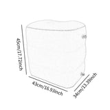 Maxbell Inflatable Travel Foot Rest Adjustable Height for Long Trip Office Home Cars Black