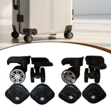 Maxbell 2Pcs Luggage Suitcase Wheels Wear Resistant Easy Installation Swivel Casters L