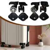 Maxbell 2Pcs Luggage Suitcase Wheels Wear Resistant Easy Installation Swivel Casters L