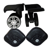 Maxbell 2Pcs Luggage Suitcase Wheels Wear Resistant Easy Installation Swivel Casters L