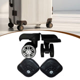Maxbell 2Pcs Luggage Suitcase Wheels Wear Resistant Easy Installation Swivel Casters L