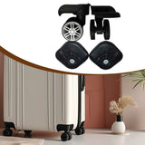 Maxbell 2Pcs Luggage Suitcase Wheels Wear Resistant Easy Installation Swivel Casters L