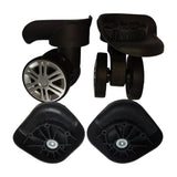 Maxbell 2Pcs Luggage Suitcase Wheels Wear Resistant Easy Installation Swivel Casters S