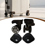 Maxbell 2Pcs Luggage Suitcase Wheels Wear Resistant Easy Installation Swivel Casters S