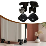 Maxbell 2Pcs Luggage Suitcase Wheels Wear Resistant Easy Installation Swivel Casters S