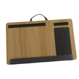 Maxbell Laptop Lap Desk Wooden with Cushion for Business Trip Working at Home Office Yellow