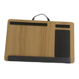 Maxbell Laptop Lap Desk Wooden with Cushion for Business Trip Working at Home Office Yellow