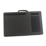 Maxbell Laptop Lap Desk Wooden with Cushion for Business Trip Working at Home Office Black