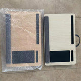 Maxbell Laptop Lap Desk Wooden with Cushion for Business Trip Working at Home Office White