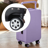 Maxbell 2Pcs Replacement Luggage Wheels Strong Bearing Capacity Flexible Accessories Black