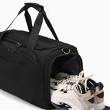 Maxbell Gym Bag Multi Pockets Lightweight Workout Carry Bag for Fitness Camping Yoga Black