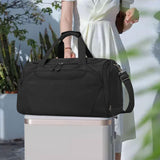 Maxbell Gym Bag Multi Pockets Lightweight Workout Carry Bag for Fitness Camping Yoga Black