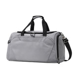 Maxbell Gym Bag Multi Pockets Lightweight Workout Carry Bag for Fitness Camping Yoga Grey
