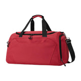 Maxbell Gym Bag Multi Pockets Lightweight Workout Carry Bag for Fitness Camping Yoga Red