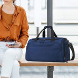 Maxbell Gym Bag Multi Pockets Lightweight Workout Carry Bag for Fitness Camping Yoga Blue