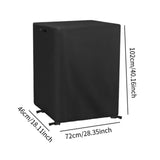 Maxbell Rolling Cart Cover Metal Computer Presentation Stand Cover Waterproof