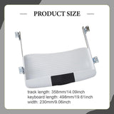 Maxbell Under Desk Keyboard Tray Ergonomic Keyboard Platform for Working Office Desk White