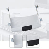 Maxbell Under Desk Keyboard Tray Ergonomic Keyboard Platform for Working Office Desk White