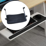 Maxbell Under Desk Keyboard Tray Ergonomic Keyboard Platform for Working Office Desk Black