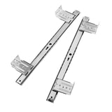 Maxbell Keyboard Drawer Slides Cabinet Furniture Hardware for Home Office Under Desk 27mm Silver 4Heights