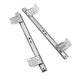 Maxbell Keyboard Drawer Slides Cabinet Furniture Hardware for Home Office Under Desk 27mm Silver 4Heights