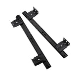 Maxbell Keyboard Drawer Slides Cabinet Furniture Hardware for Home Office Under Desk 27mm Black 4Heights