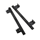 Maxbell Keyboard Drawer Slides Cabinet Furniture Hardware for Home Office Under Desk 27mm Black 4Heights