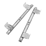 Maxbell Keyboard Drawer Slides Cabinet Furniture Hardware for Home Office Under Desk 27mm Silver 5Heights