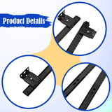 Maxbell Keyboard Drawer Slides Cabinet Furniture Hardware for Home Office Under Desk 27mm Black 5Heights