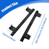 Maxbell Keyboard Drawer Slides Cabinet Furniture Hardware for Home Office Under Desk 27mm Black 5Heights