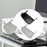 Maxbell Under Desk Keyboard Tray Metal Space Saving Pull Out for Office Study Typing Black
