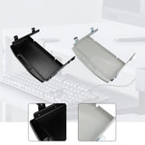 Maxbell Under Desk Keyboard Tray Metal Space Saving Pull Out for Office Study Typing Black