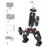 Maxbell Super Clamp Aluminum Alloy Camera Clamp Mount for Fence Desk DSLR LED Lights