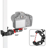 Maxbell Super Clamp Aluminum Alloy Camera Clamp Mount for Fence Desk DSLR LED Lights