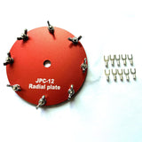 Maxbell Ground Grid Plate for Shortwave Antenna Outdoor Easy Install Grounding Plate