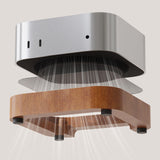 Maxbell Wood Cooling Stand Premium Dust Protection for Living Room Workspace Desktop