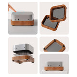 Maxbell Wood Cooling Stand Premium Dust Protection for Living Room Workspace Desktop