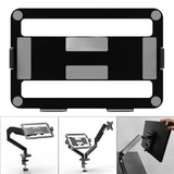 Maxbell Laptop Mount Tray for Monitor Arms Portable Sturdy Notebook Tray (Tray Only) Black
