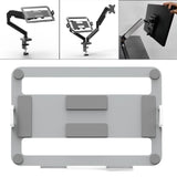 Maxbell Laptop Mount Tray for Monitor Arms Portable Sturdy Notebook Tray (Tray Only) Sliver Gray
